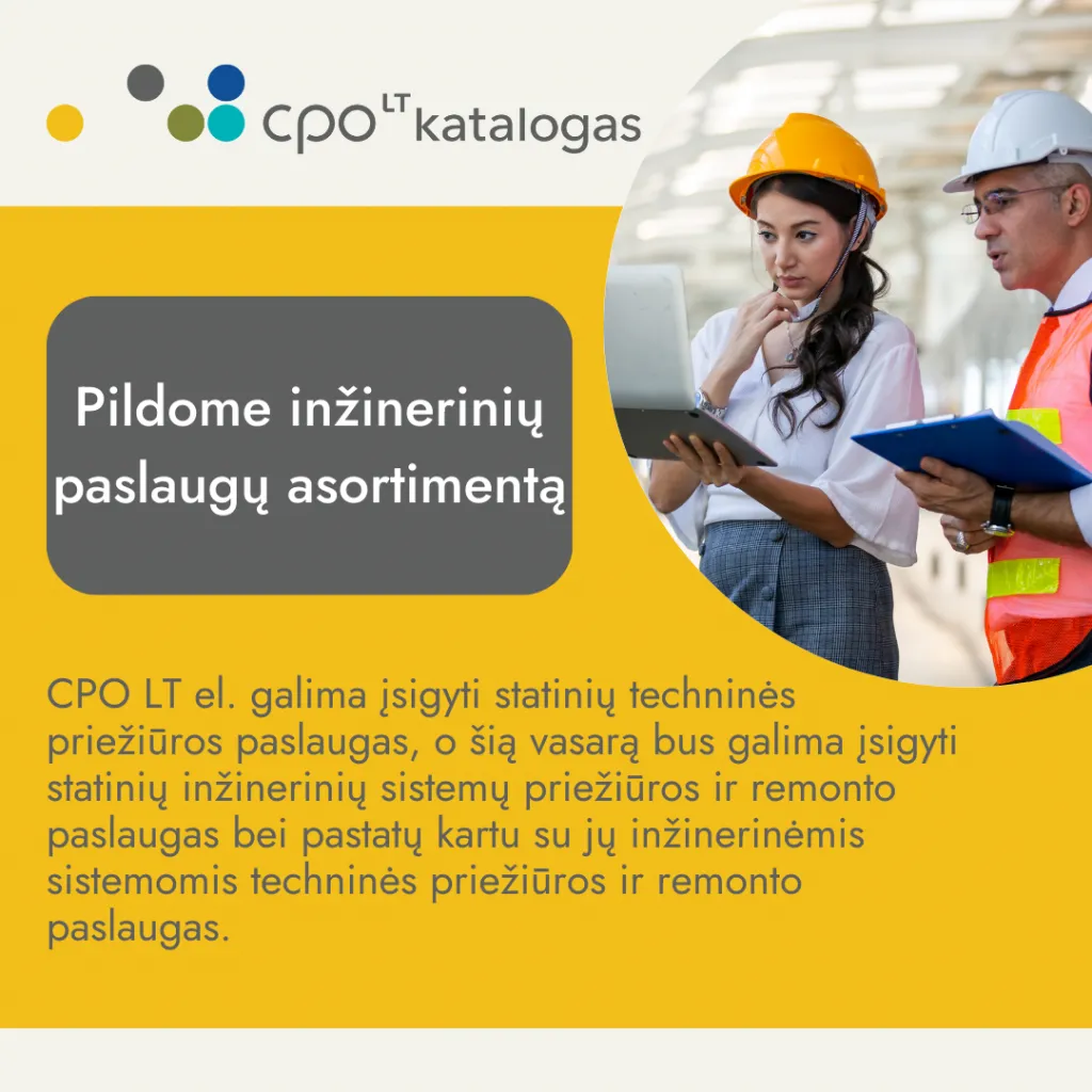 Informacija apie inžinerinių paslaugų modulius